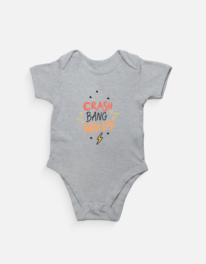Crash Bang Wallop Onesie – For Babies Who Enter Rooms Like a Tiny Tornado - Image 2