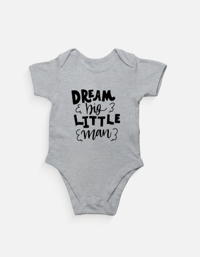 Dream Big, Little Man Onesie – For the Future Boss Baby in the Making