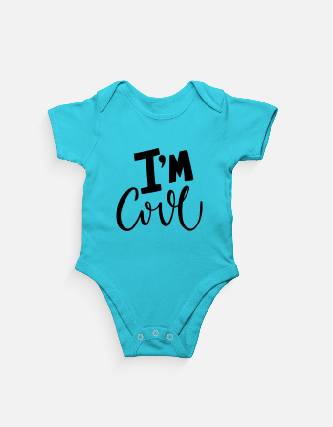 I'm Cool Onesie – Attitude Starts Early